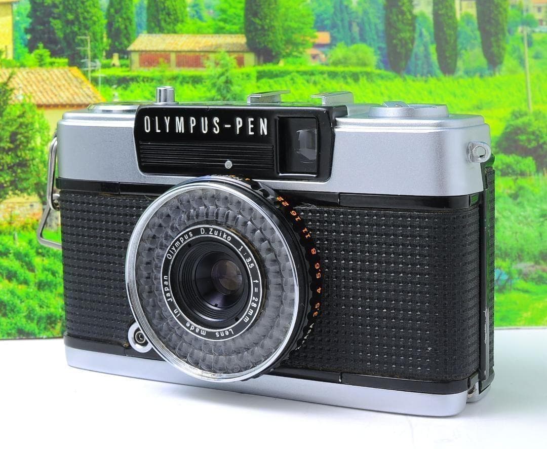 「OLYMPUS PEN EE-3 ハーフ判 28mm 実用フィルムカメラ