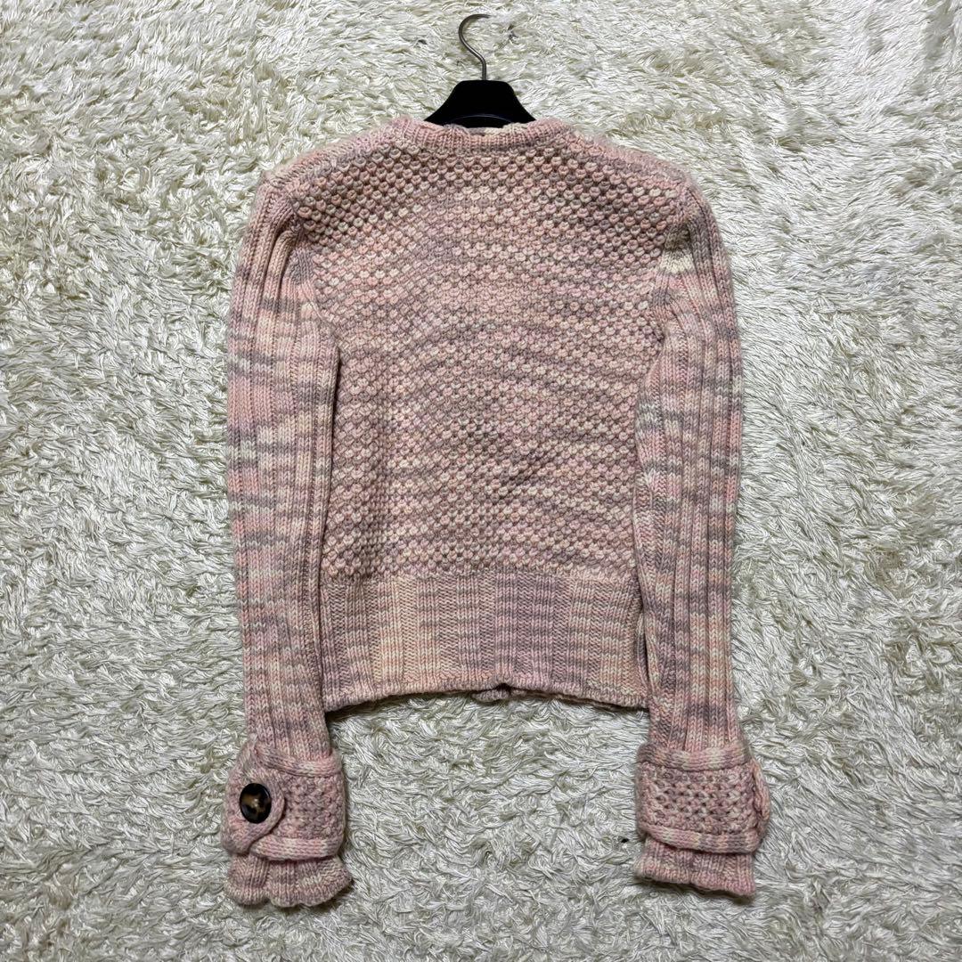 ミッソーニ 最高級 オレンジタグ ミンク カシミヤ ニットカーディガン イタリア