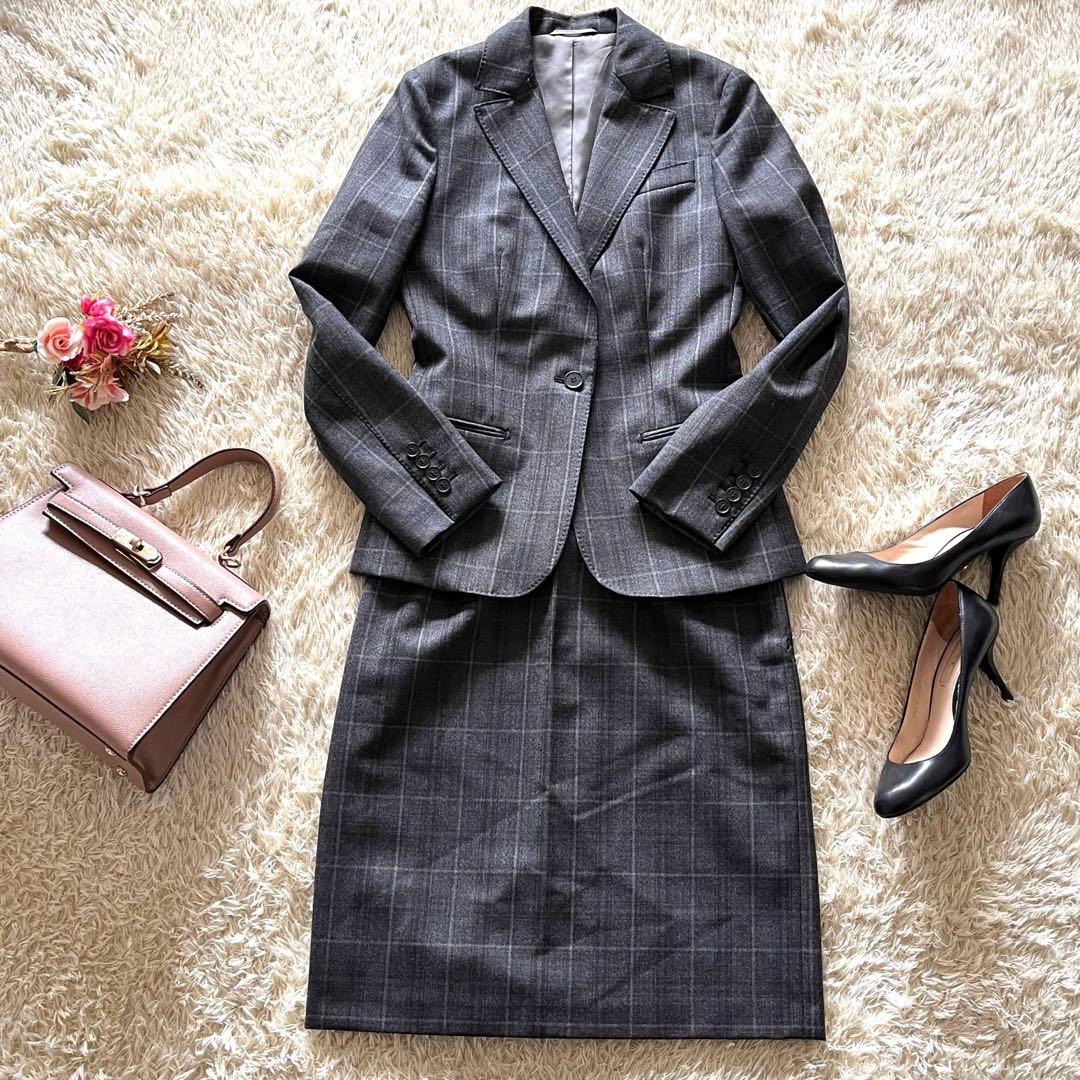 【極美品】高級 ALPE SOLIVO レディーススーツ 3点セット イタリア