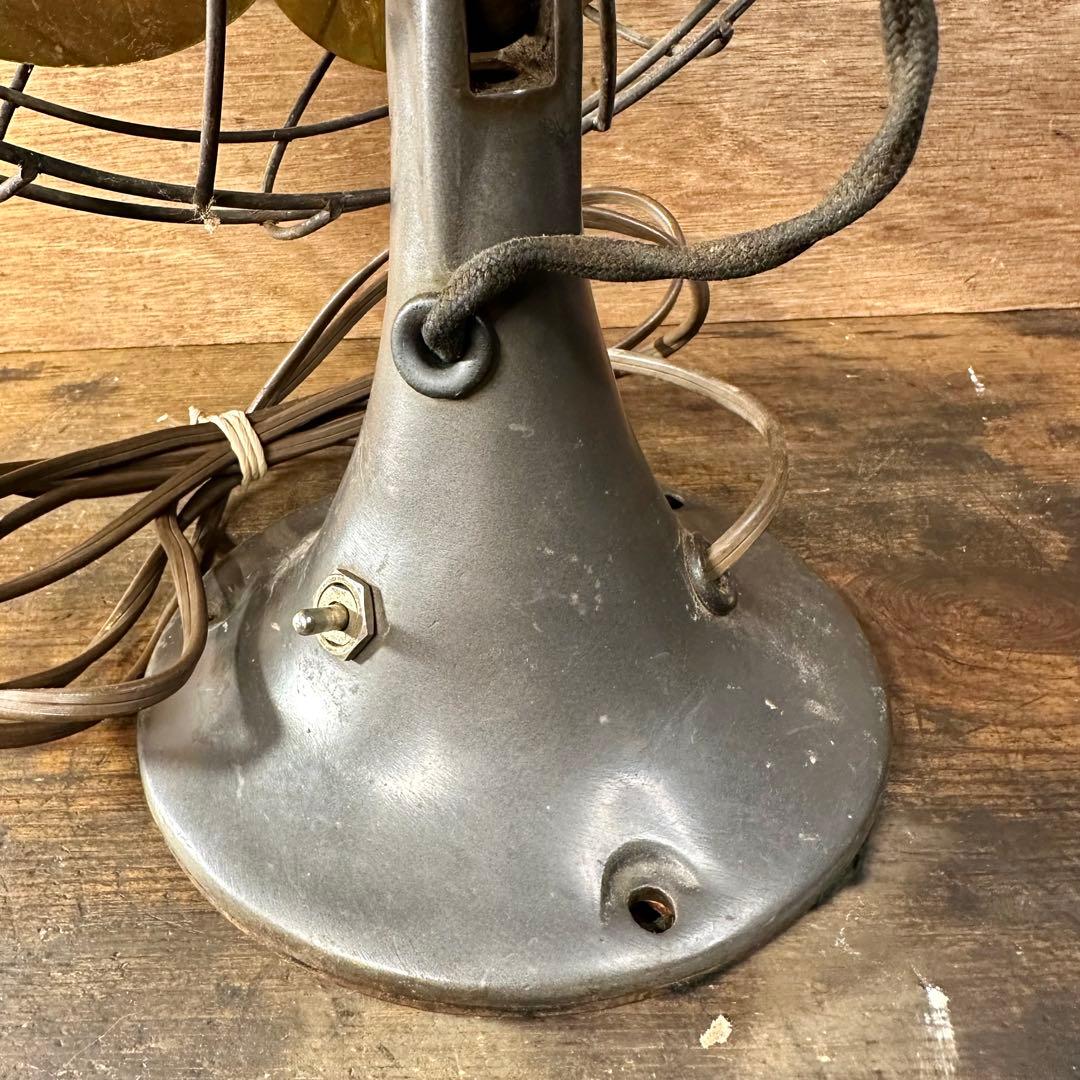 【実働】戦前モデル　EMERSON 6250-D　10インチ真鍮4枚羽ファン