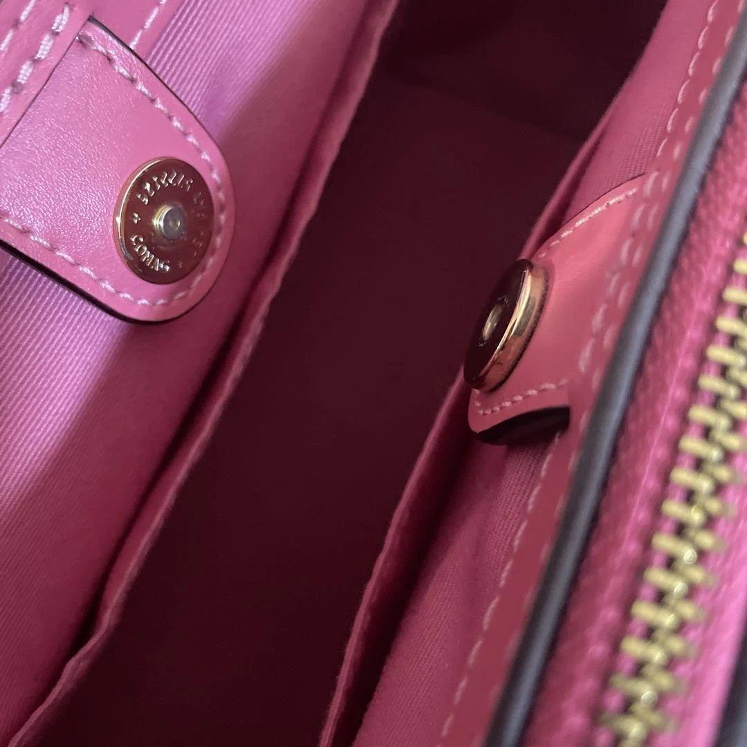 COACH バッグ ブラウン/ピンク