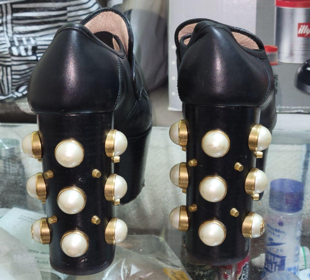 GUCCI ブラックシューズ 24.5