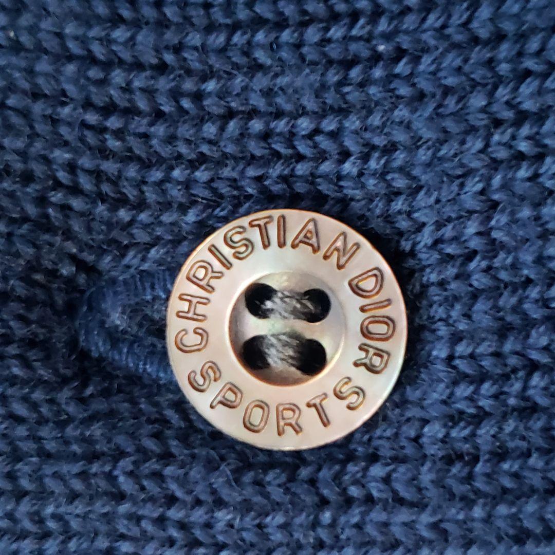 Christian Dior SPORTS　ニットポロシャツ　マーク刺繍　M