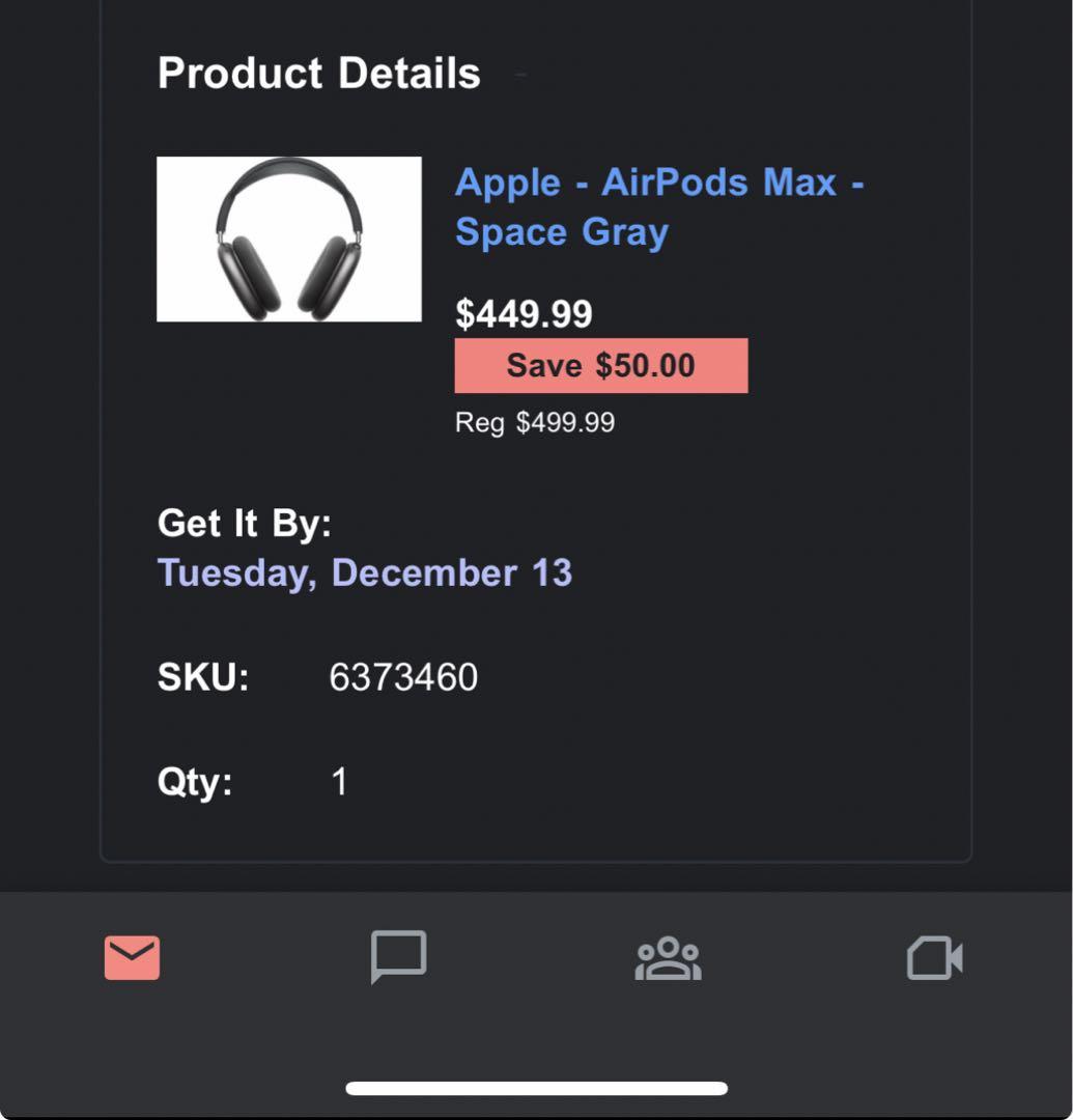 【正規品】AirPods Pro Max スペースグレー
