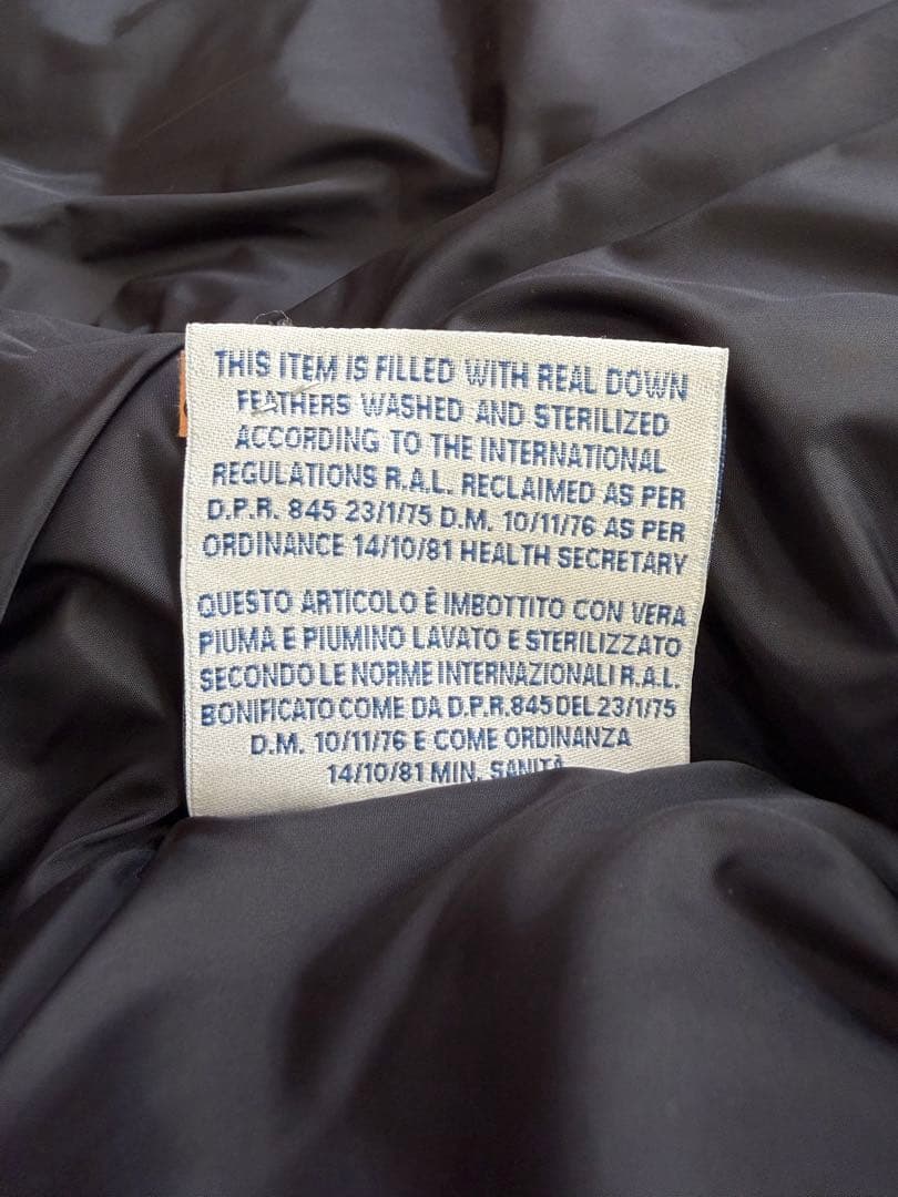 モンクレール モランデレス ダウンジャケット キルティング ネイビー サイズ5