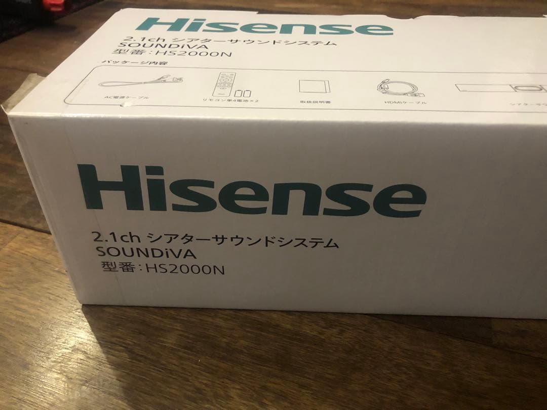 Hisense サウンドバー スピーカー　シアターサウンドシステムHS2000N