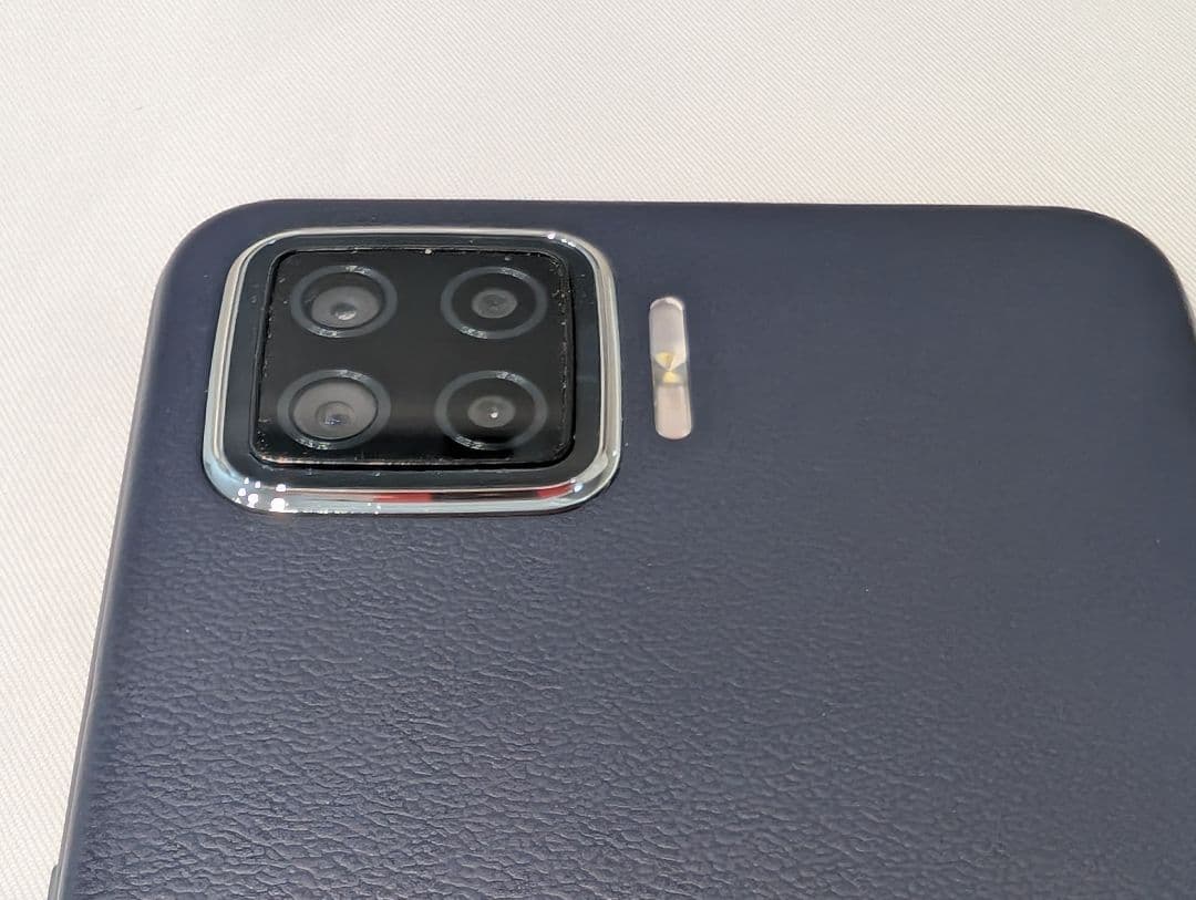 【良品・純正充電器付】OPPO A73 ネイビーブルー SIMフリー