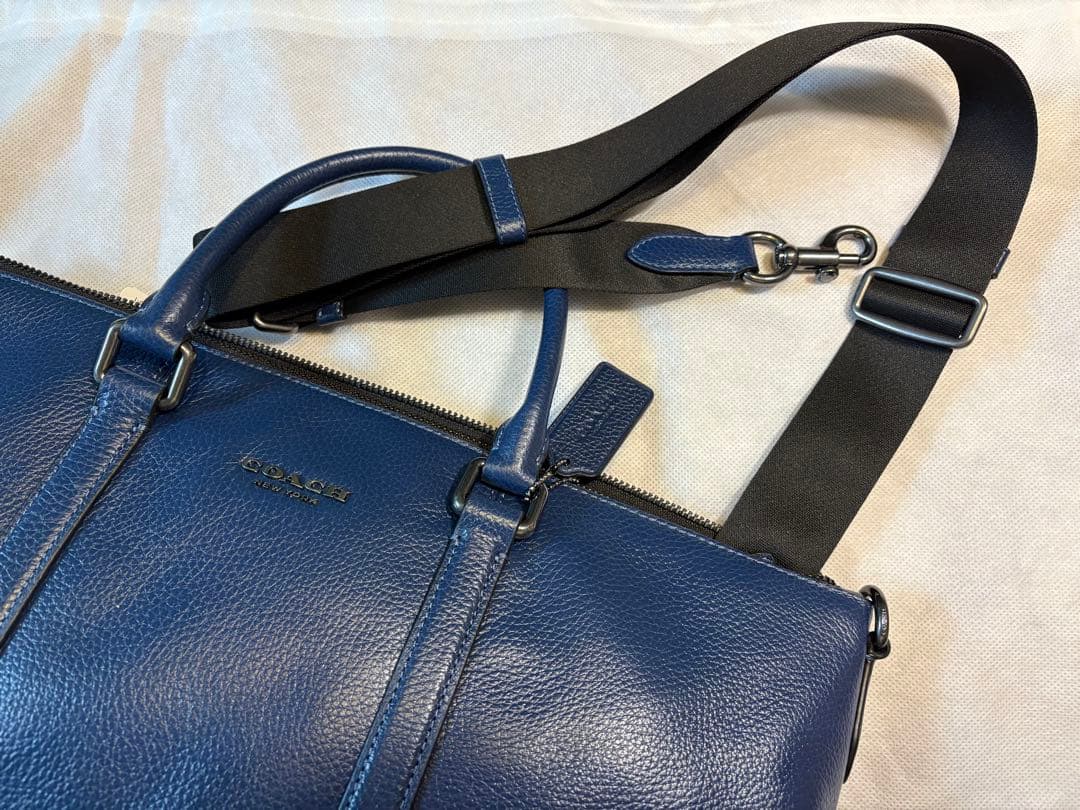 【新品未使用】COACH コーチ ビジネスバッグ ケイレブ ワークバッグ 紺