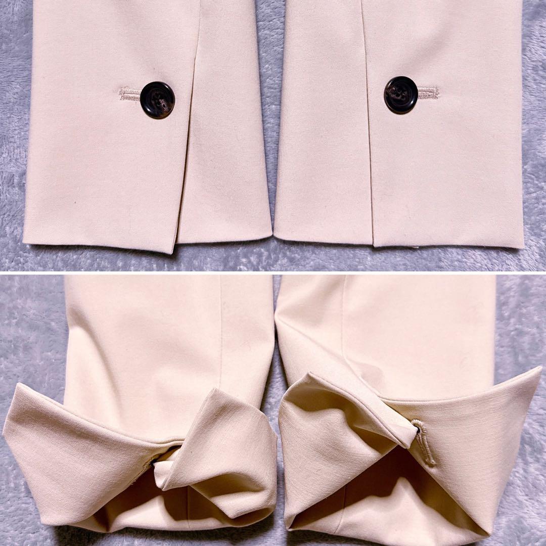 【未使用】23区 パンツスーツ ステッチ フレアパンツ レディース ベージュ