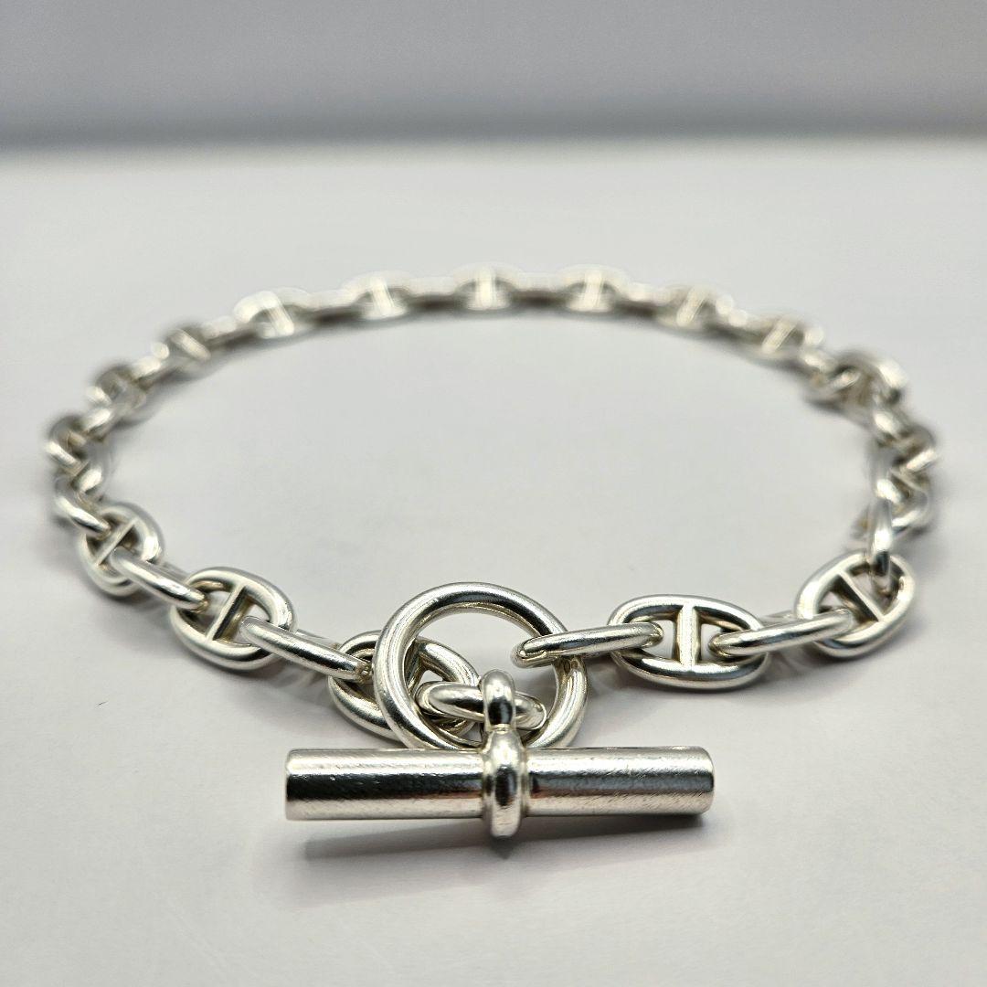 【vintage】HERMES シェーヌダンクル ネックレス mm36 エルメス