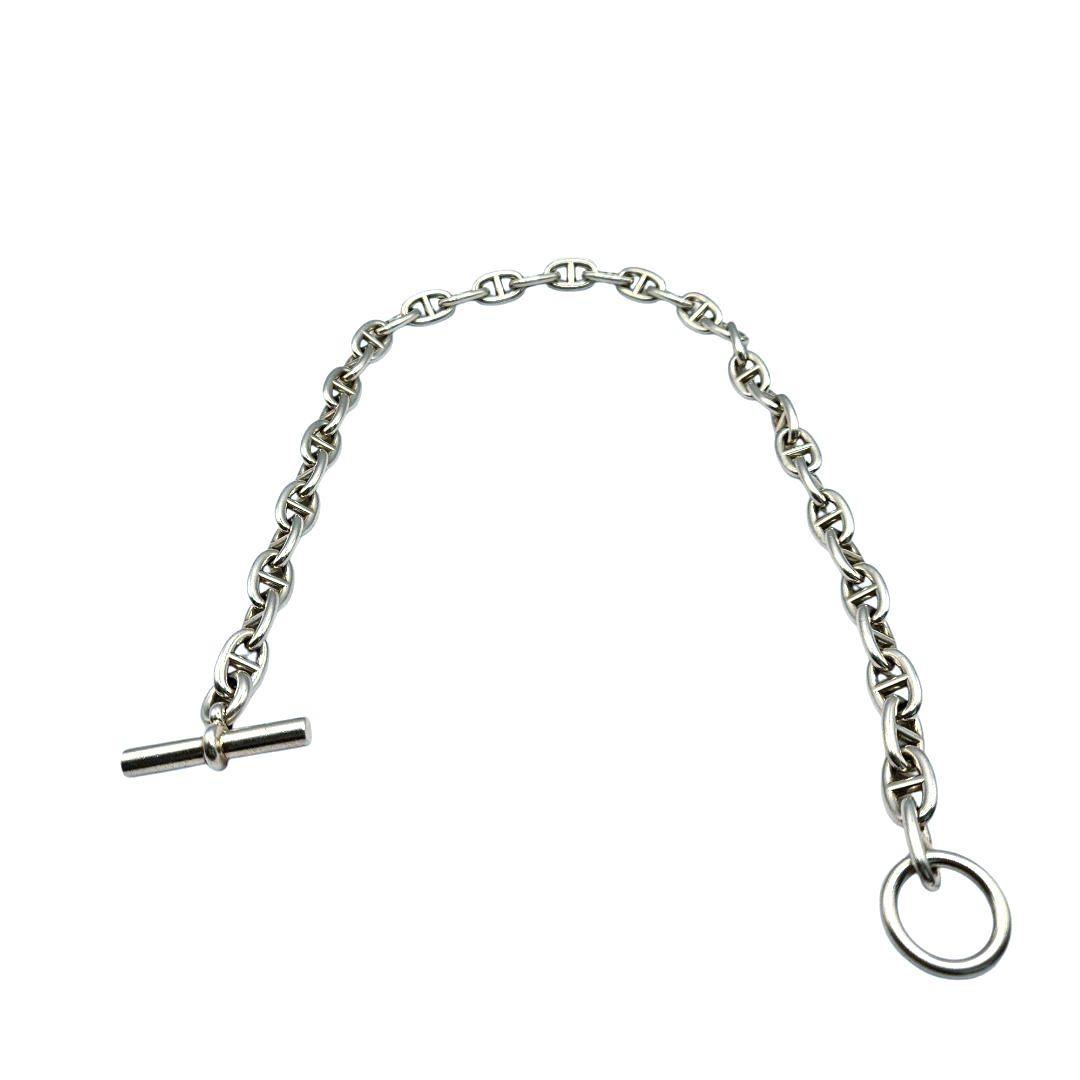 【vintage】HERMES シェーヌダンクル ネックレス mm36 エルメス