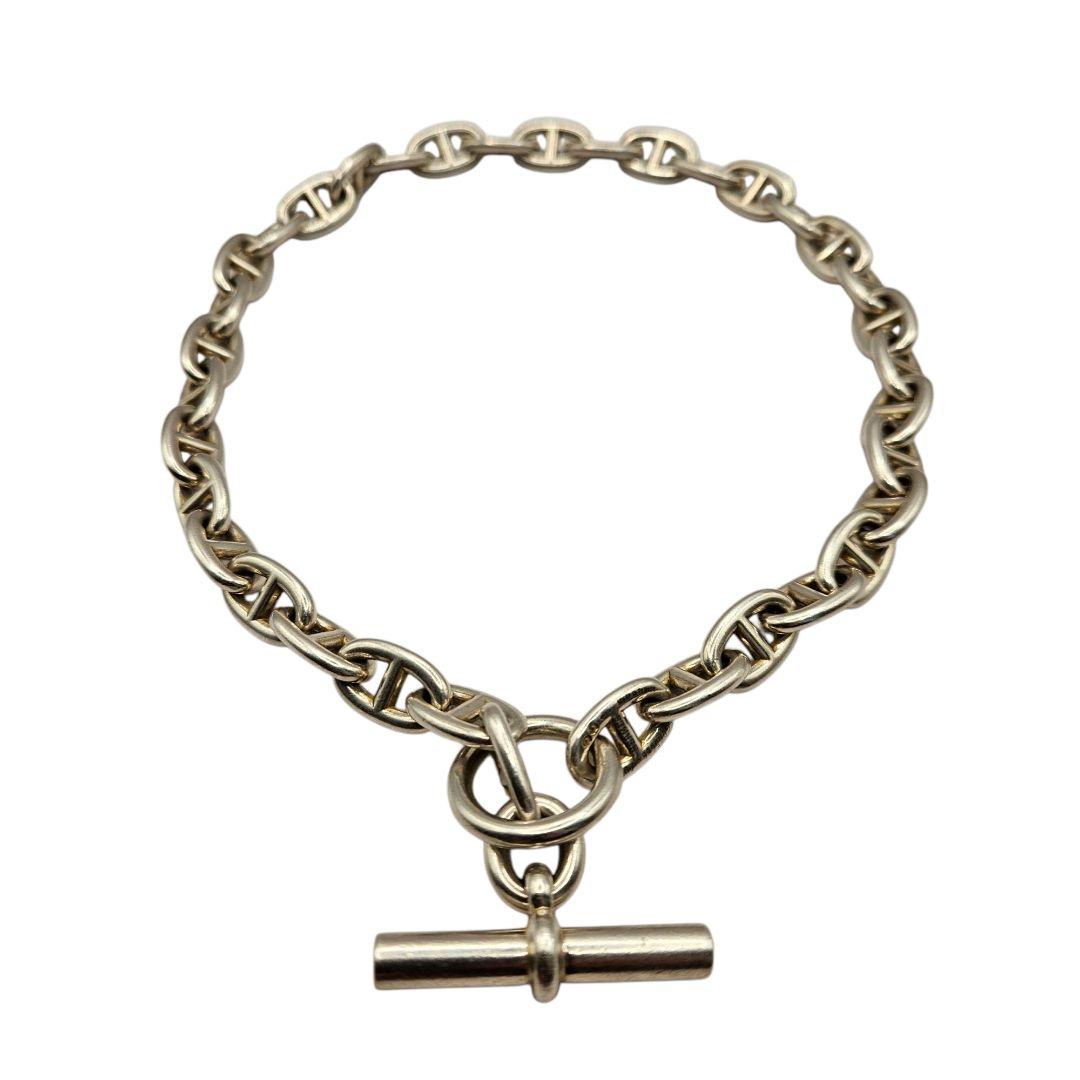 【vintage】HERMES シェーヌダンクル ネックレス mm36 エルメス