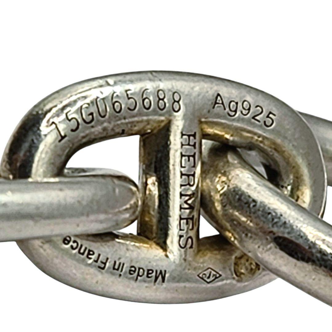 【vintage】HERMES シェーヌダンクル ネックレス mm36 エルメス