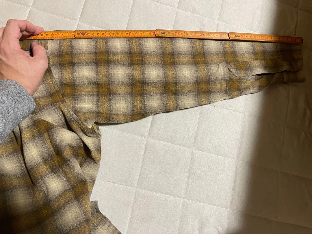 Pendleton オンブレー　60's ボードシャツ　ブラウン系　美品　シャド
