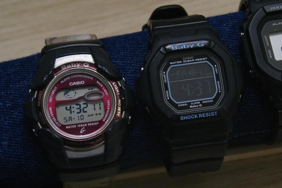 【片付け整理】G-SHOCK,BabyG,DATABANK10本セット稼働品