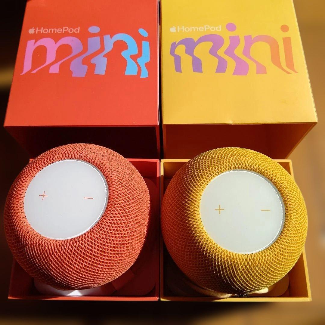 Apple Pod mini オレンジ×イエロー 2個セット