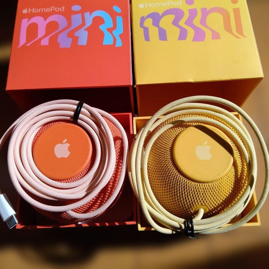 Apple Pod mini オレンジ×イエロー 2個セット