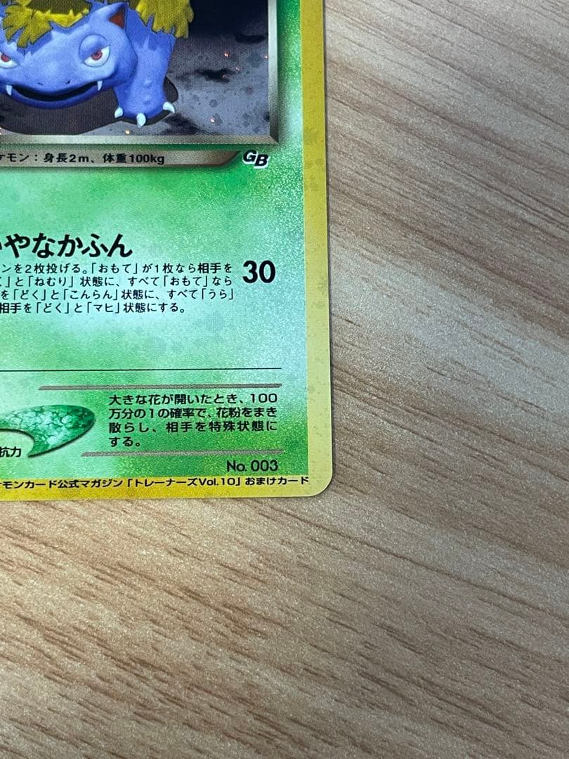 旧裏　ポケモンカード　わるいフシギバナ