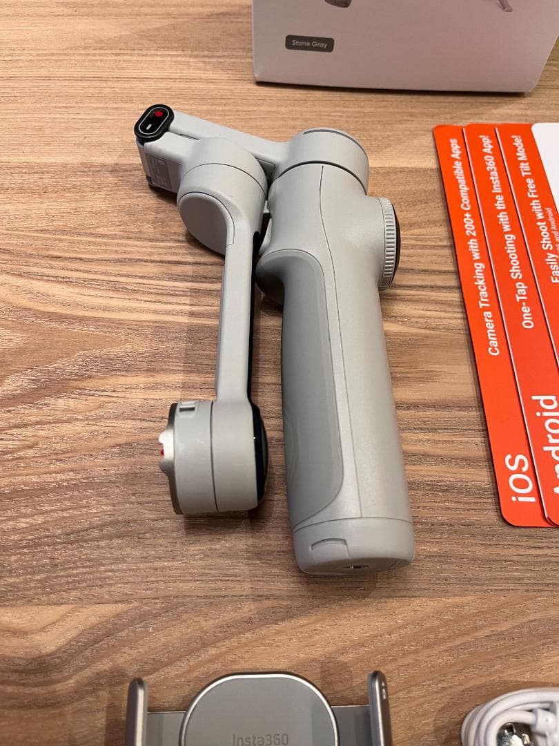 【美品】Insta360 Flow2 Pro 通常版 ／ストーングレー