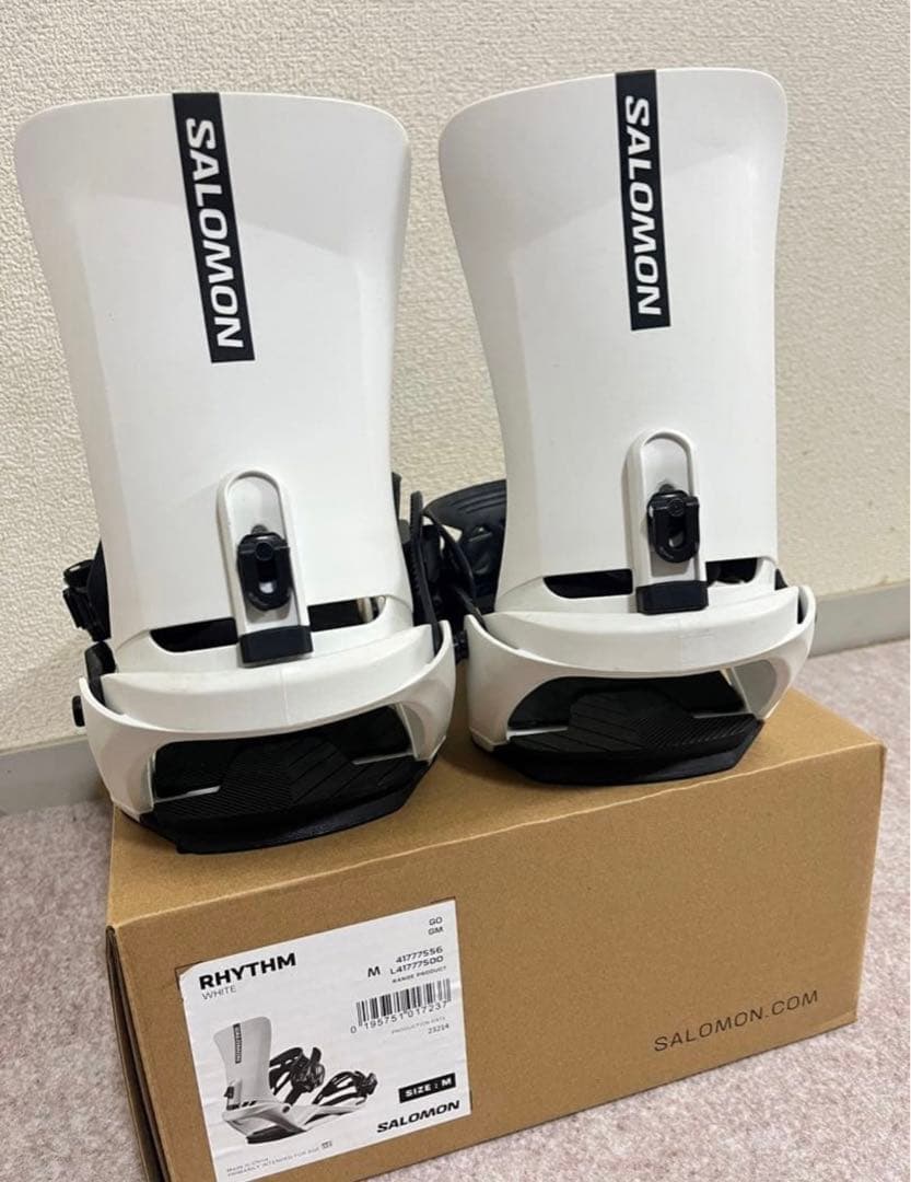 SALOMON RHYTHM ビンディング M ホワイト/ブラック