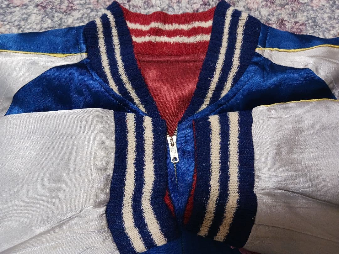 スカジャン/50s/ヴィンテージ/タイガーヘッド/顔虎/スーベニアジャケット