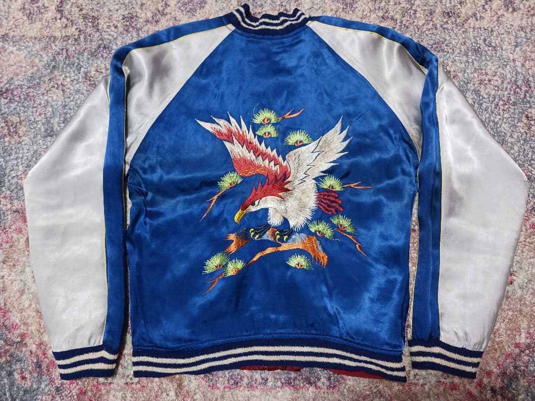 スカジャン/50s/ヴィンテージ/タイガーヘッド/顔虎/スーベニアジャケット