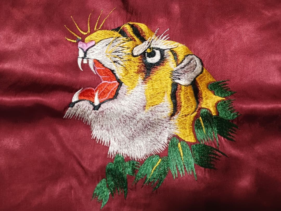 スカジャン/50s/ヴィンテージ/タイガーヘッド/顔虎/スーベニアジャケット