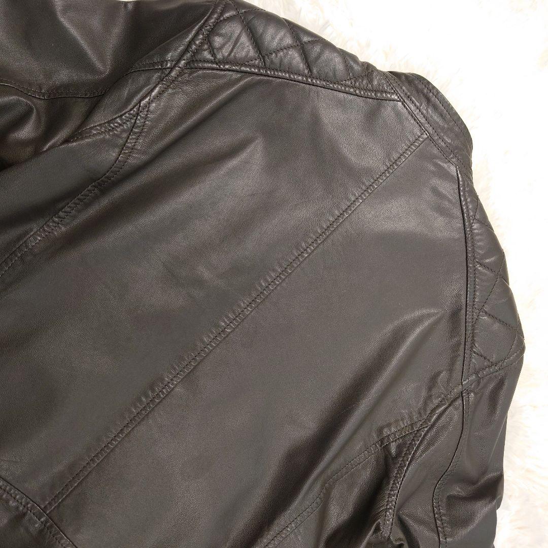 美品!! GAP ギャップ レザー シングル ライダース ジャケット