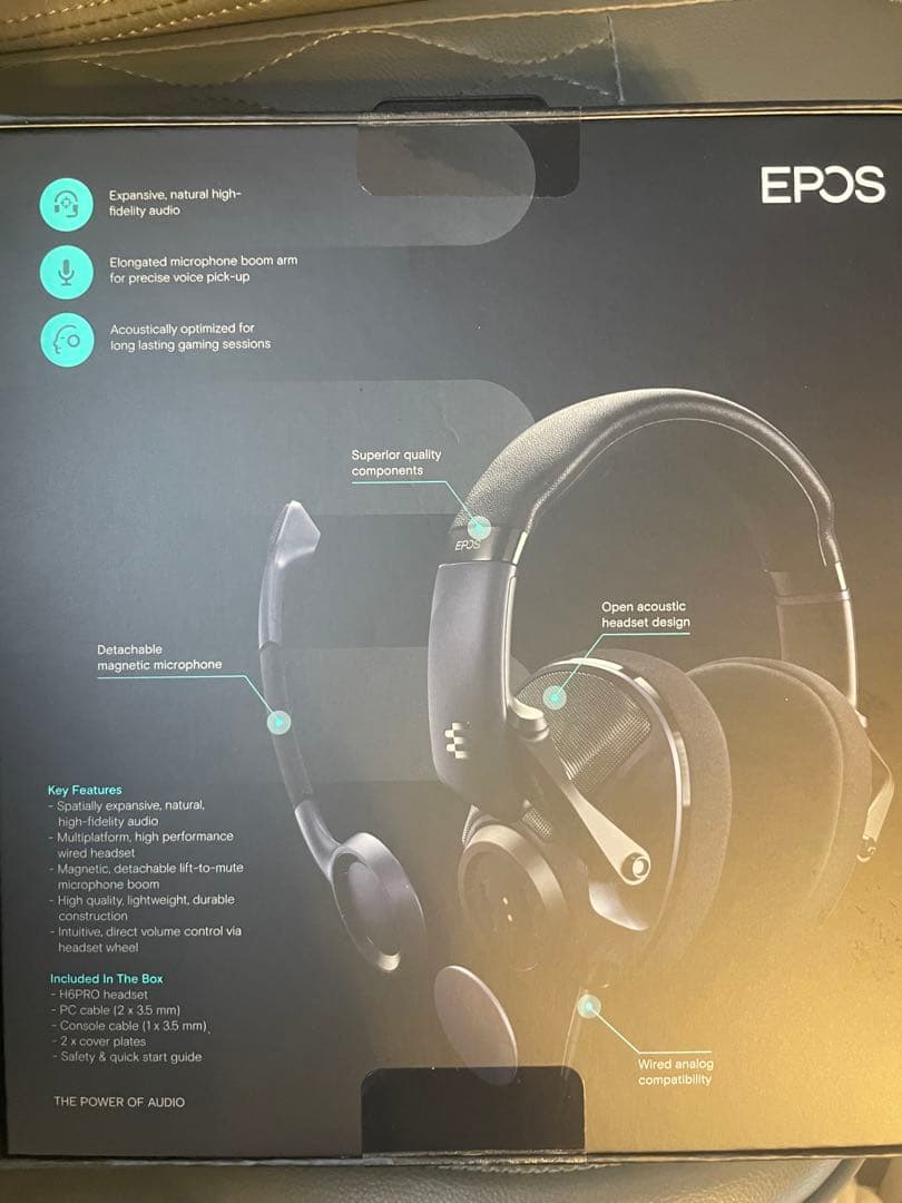 【新品未開封】EPOS H6PRO 開放型 オープンアコースティックヘッドセット