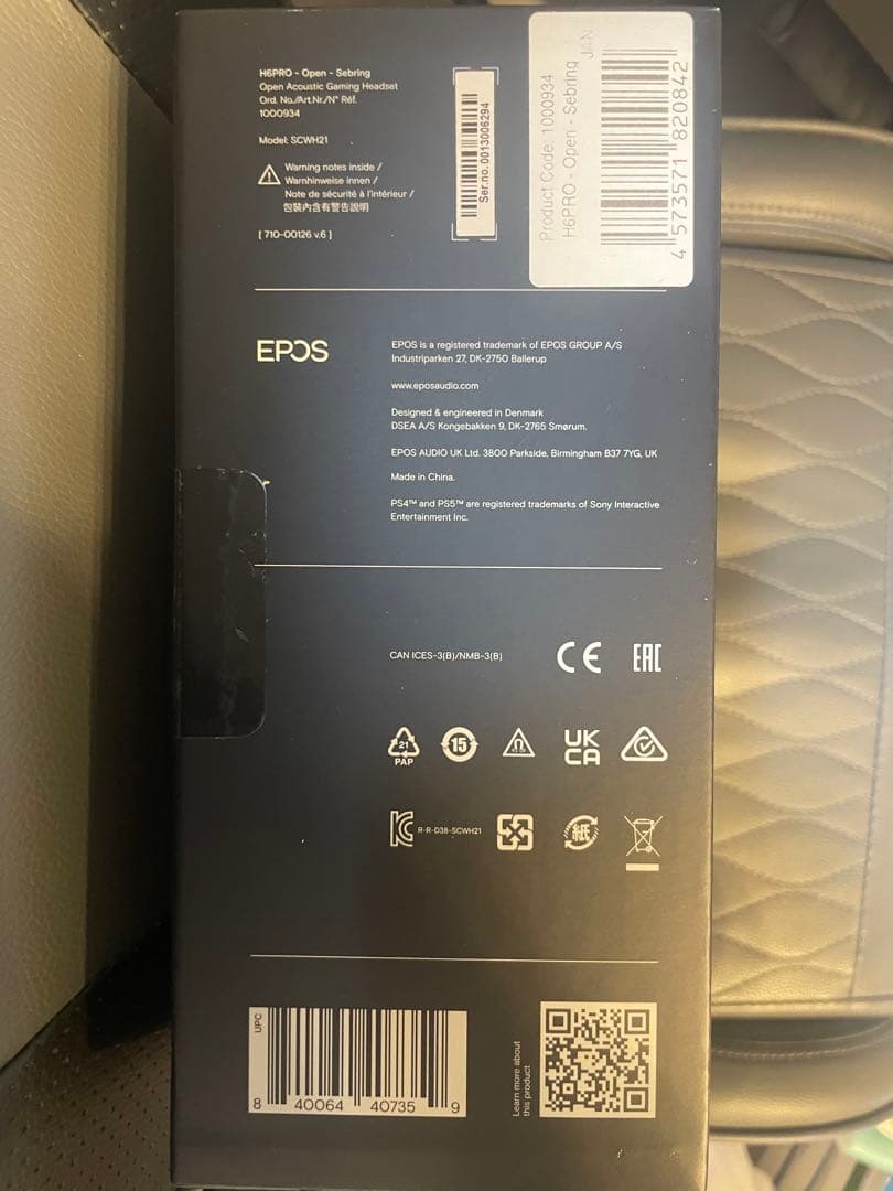 【新品未開封】EPOS H6PRO 開放型 オープンアコースティックヘッドセット