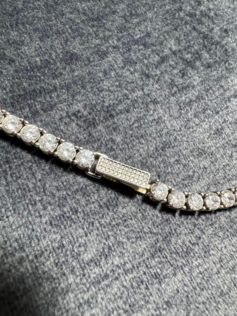 AVALANCHE テニスネックレス50センチ４ミリ hahaha　箱無し