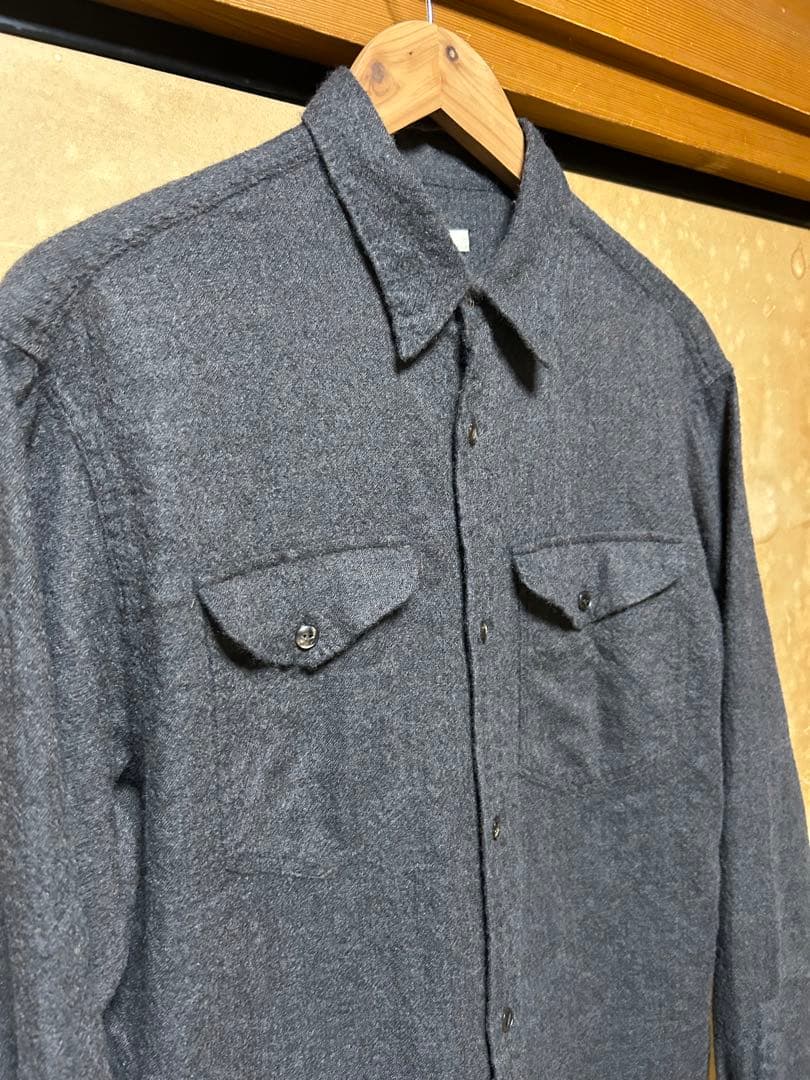 トップス LIDNM/WOOL CPO SHIRT