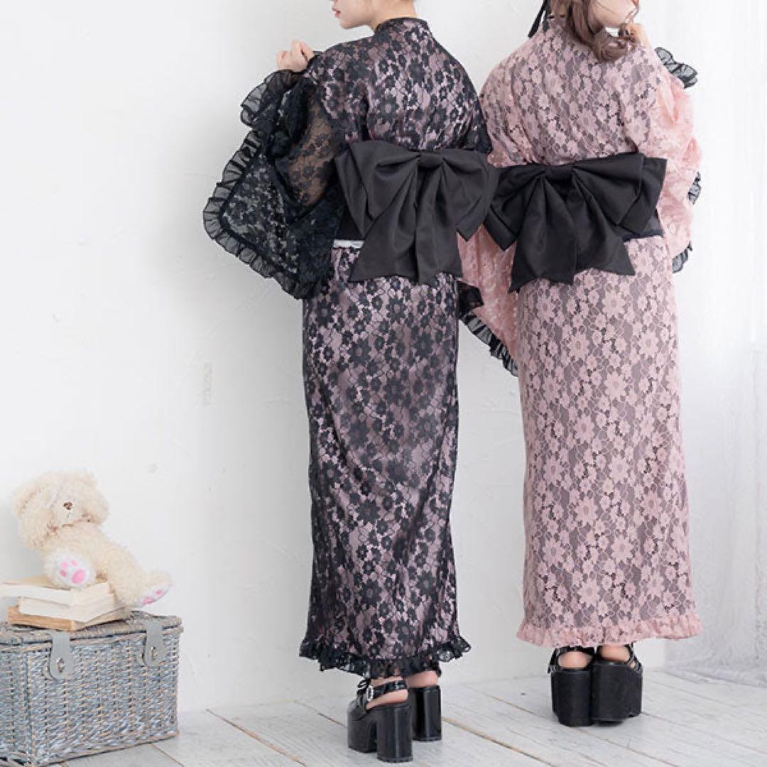 夢展望 DearMyLove 胸元ハートチャイナレースセットアップセパレート浴衣