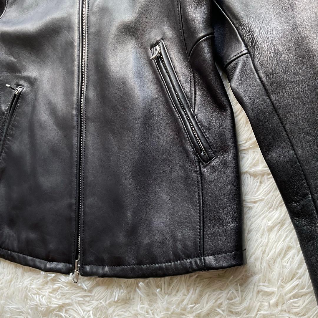 美品✨BEAUTY&YOUTH ユナイテッドアローズ　レザージャケット　シングル