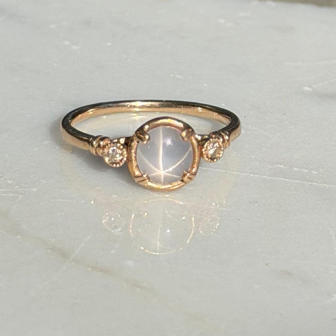 tatsuo nagahata タツオナガハタ スターサファイア　リング　K10