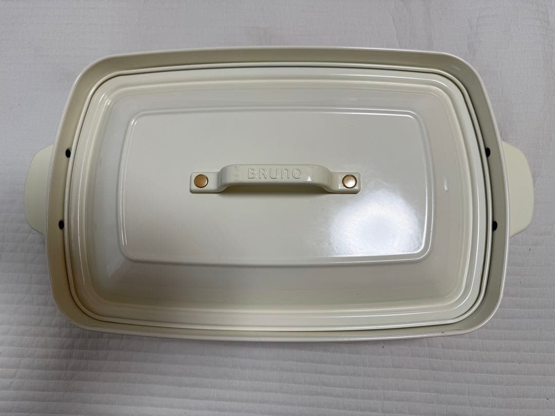 BRUNOホットプレートグランデサイズたこ焼きプレート付き