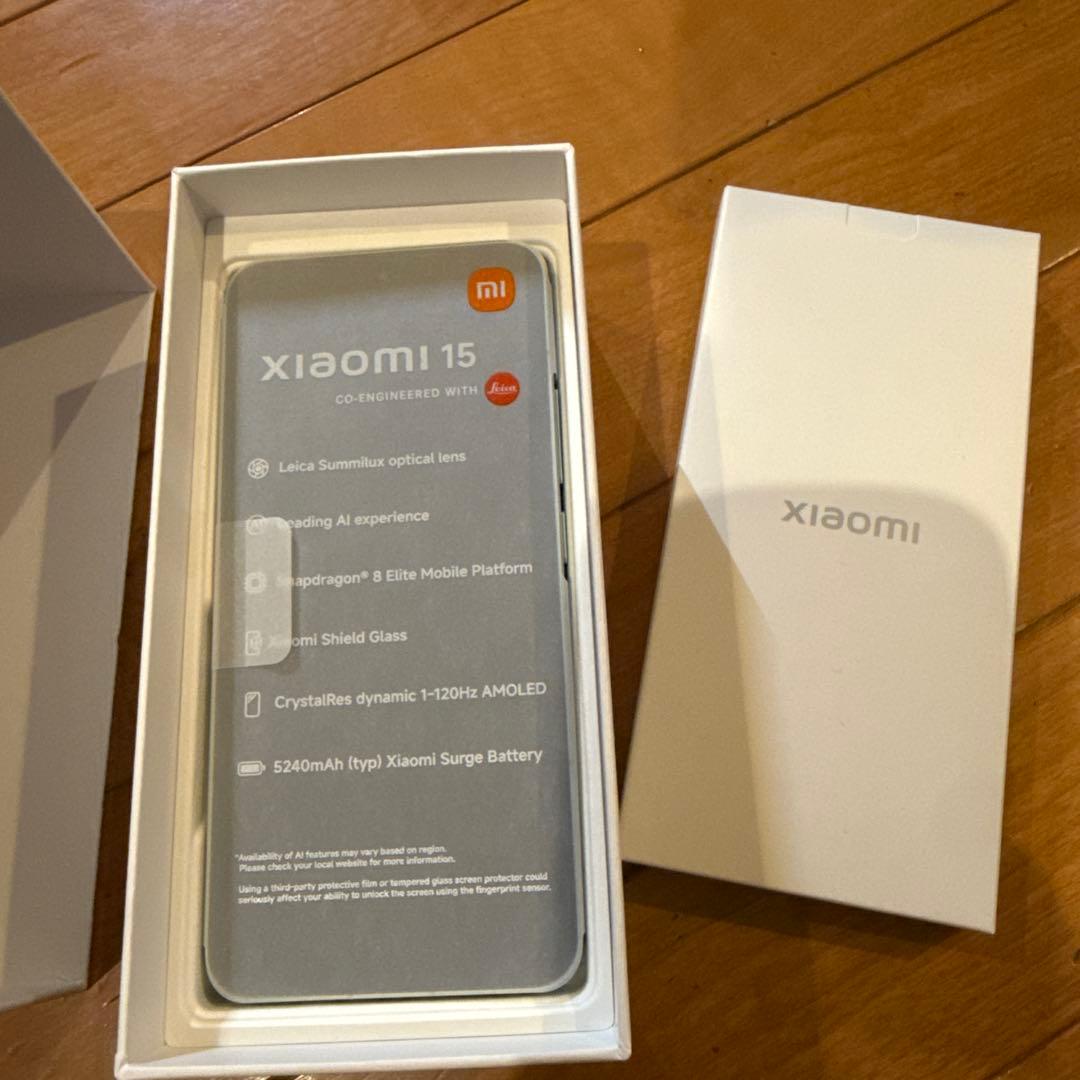 【chou9310 専用】Xiaomi 15 Green 12GB RAM 51