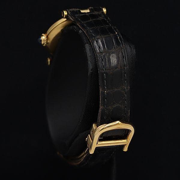 Cartier カルティエ ヴェルメイユ 白文字盤 QZ SV925