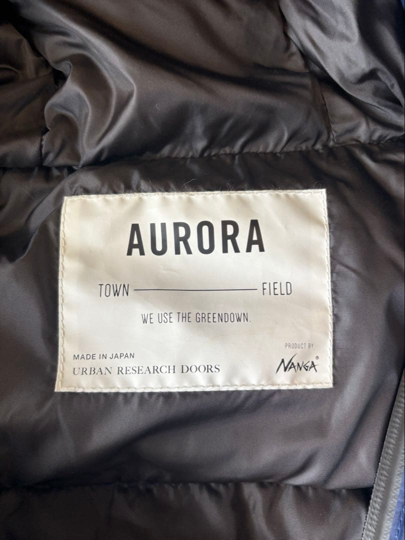 NANGA　URBANRESEARCH　DOORS　オーロラ　ダウンジャケット