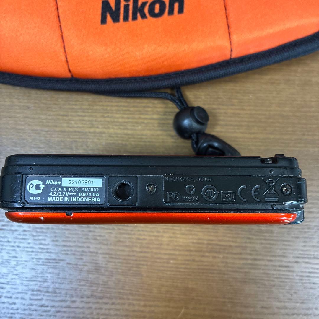 防水カメラNikon COOLPIX AW100 バッテリー2個付き付き