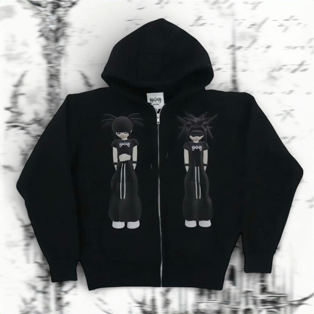 Kouga Character Hoodie ジップパーカー