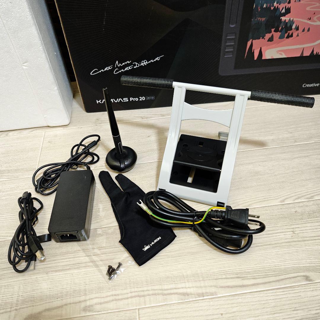 【美品】HUION KAMVAS Pro 20 液晶タブレット
