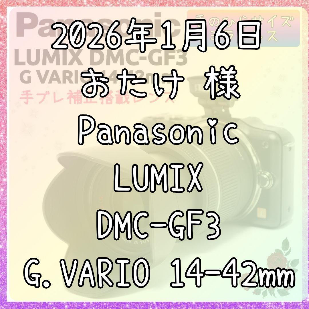 ❤即購入1000円OFF❤ Panasonic LUMIX DMC-GF3