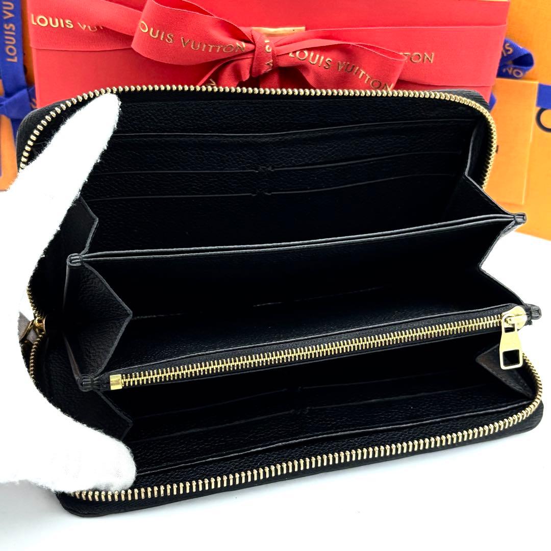 ☆箱付極美品☆ルイヴィトン ジッピーウォレット モノグラム 長財布 ブラック 黒