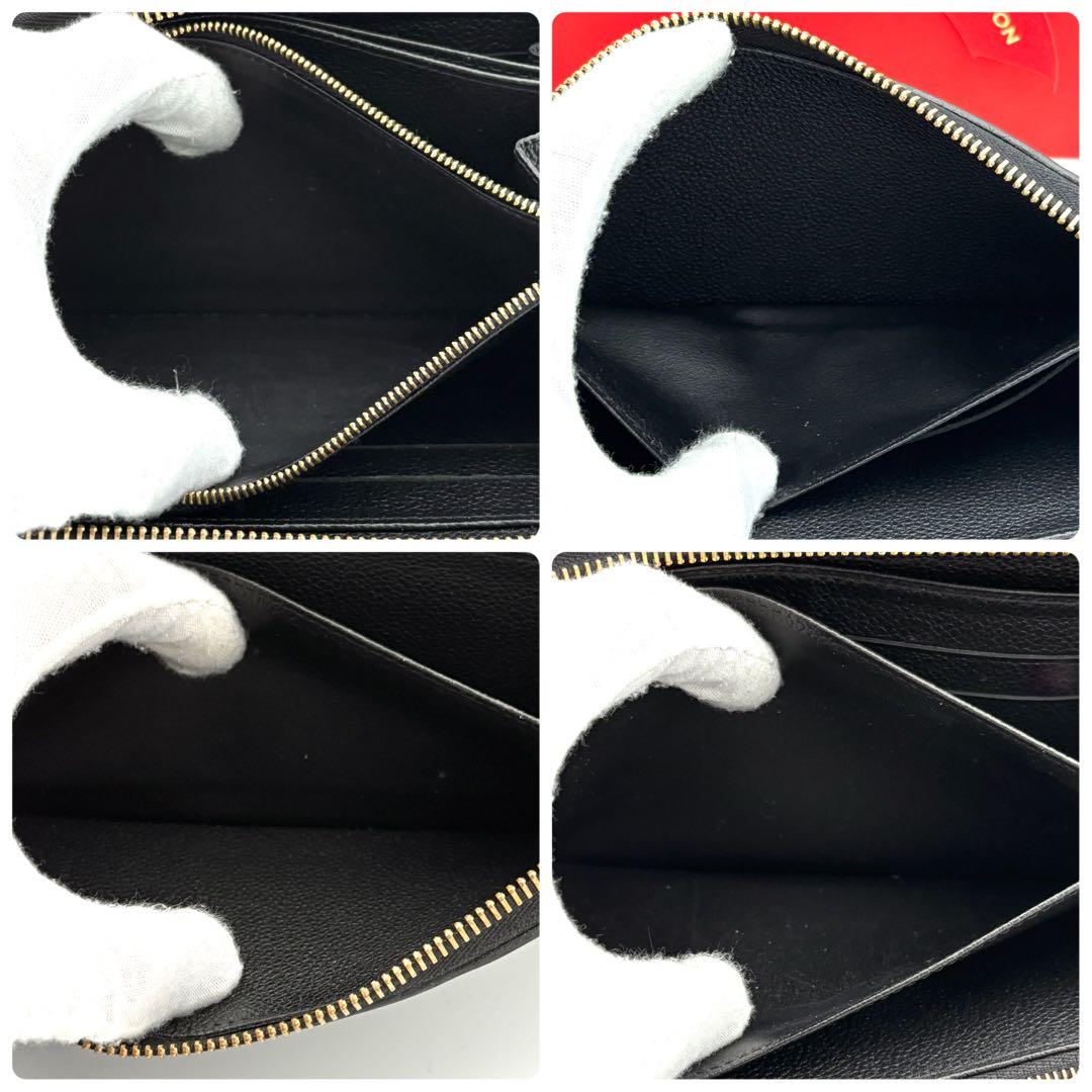☆箱付極美品☆ルイヴィトン ジッピーウォレット モノグラム 長財布 ブラック 黒