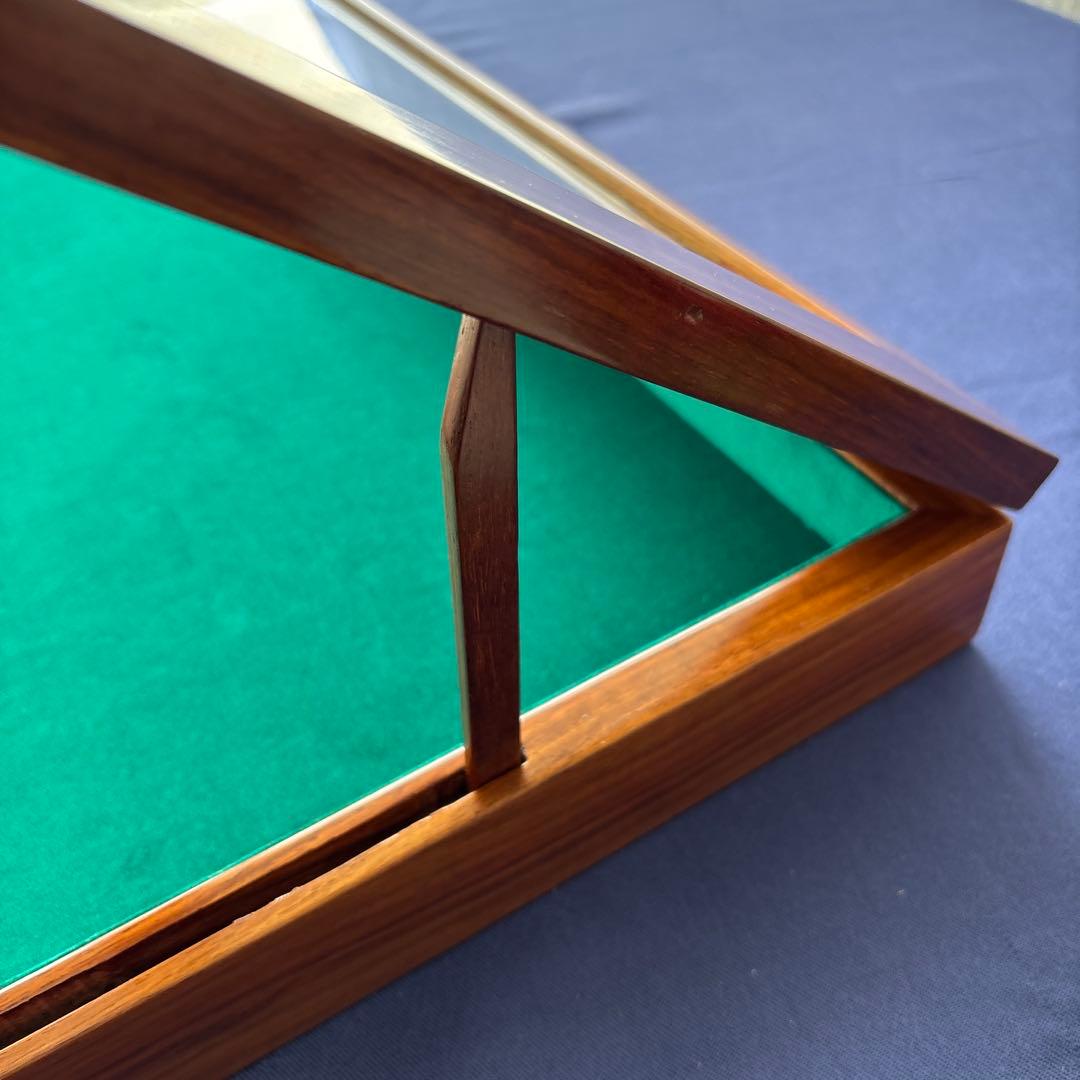 コレクションケース　ガラスケース　木製　アンティーク調