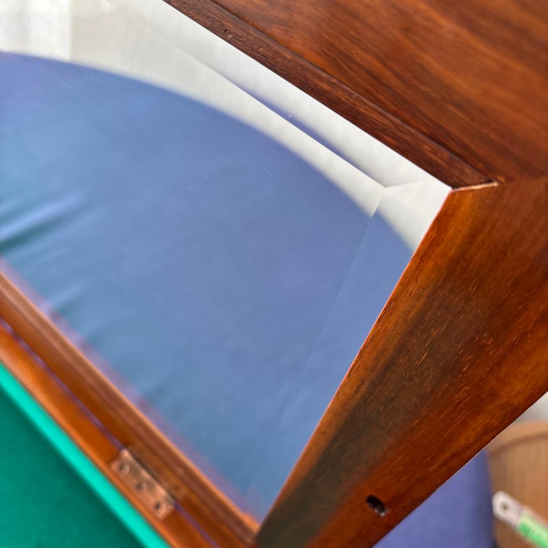 コレクションケース　ガラスケース　木製　アンティーク調