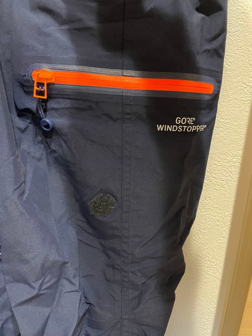 REW19-20アールイーダブリューBIBPANTSビブパンツ紺色　美品