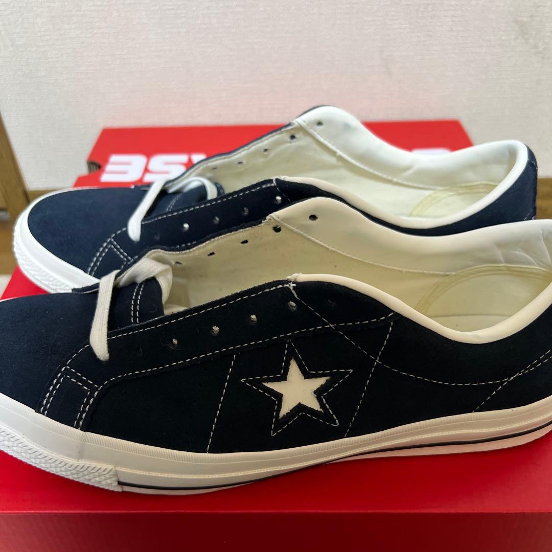 ONE STAR SUEDEスニーカー ネイビー コンバース 29.0cm
