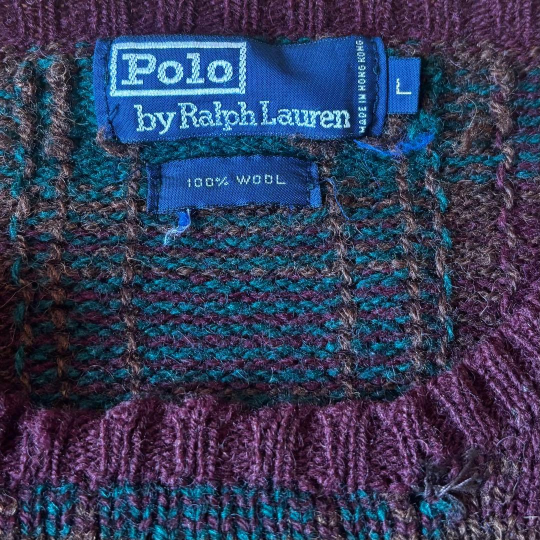 ✨希少✨ラルフローレン　ニット 鳩 鳥 刺繍 アニマル 90's ウール